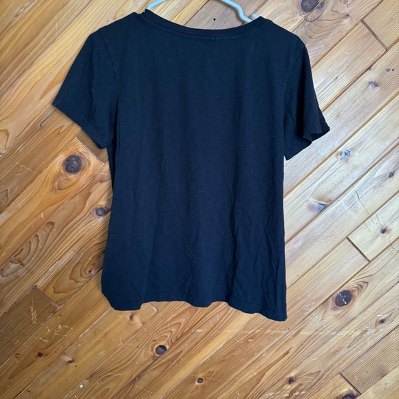 Marine Layer Black Boyfriend Short Sleeve Tee Size Small - Picture 5 of 5